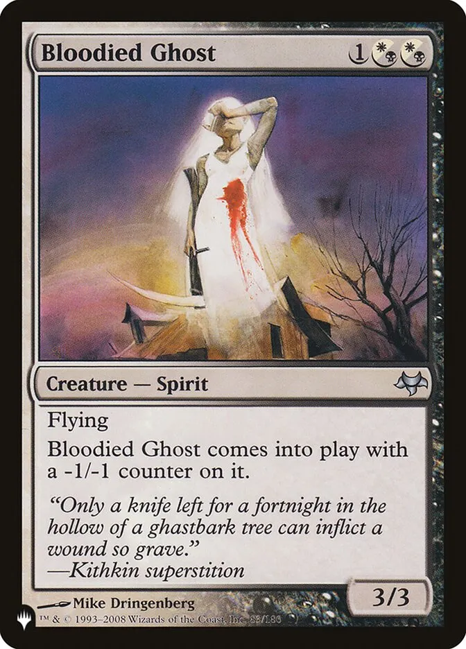 2020 The List Bloodied Ghost #EVE-83 uncommon card image