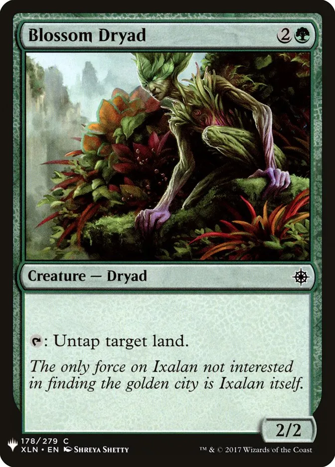 2020 The List Blossom Dryad #XLN-178 common card image
