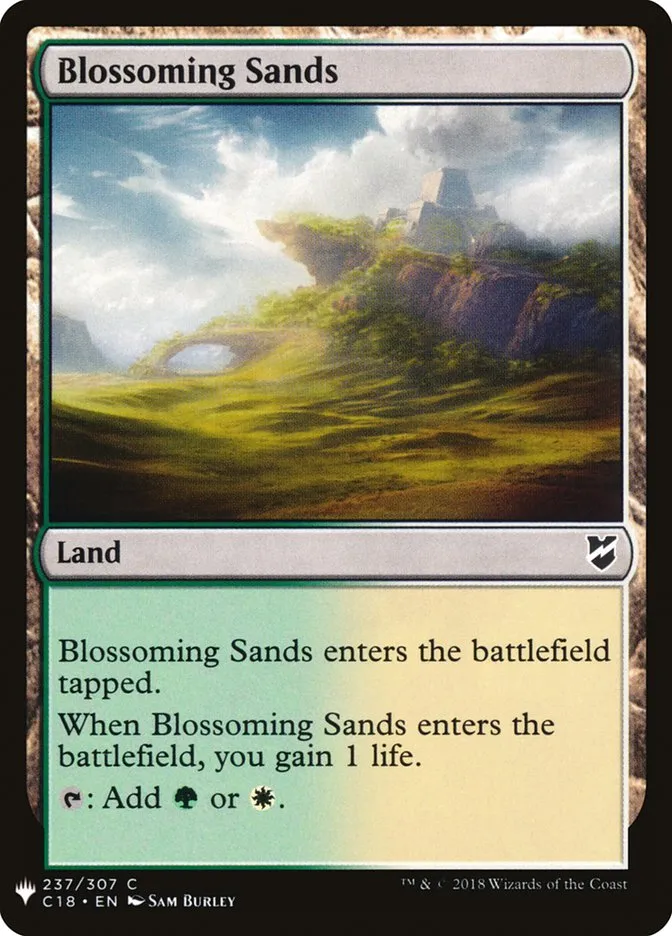 2020 The List Blossoming Sands #C18-237 common card image