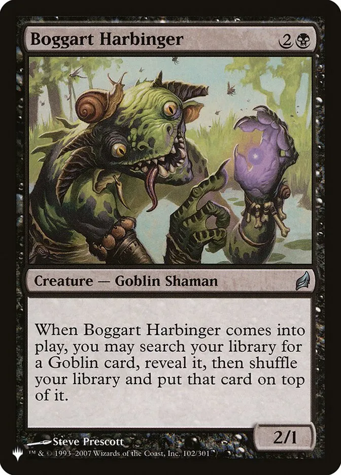 2020 The List Boggart Harbinger #LRW-102 uncommon card image