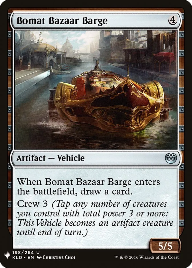 2020 The List Bomat Bazaar Barge #KLD-198 uncommon card image