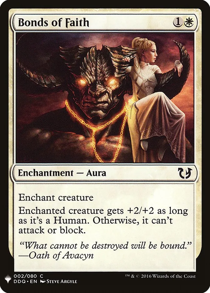 2020 The List Bonds of Faith #DDQ-2 common card image