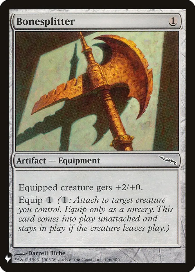 2020 The List Bonesplitter common #MRD-146 common card image