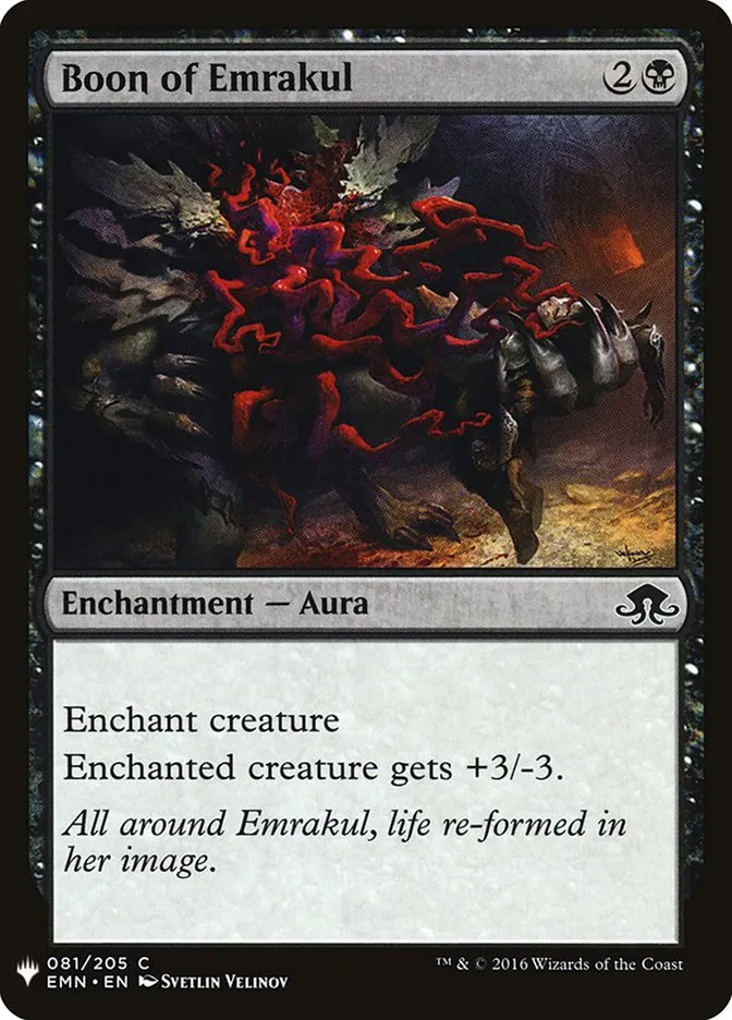 2020 The List Boon of Emrakul #EMN-81 common card image