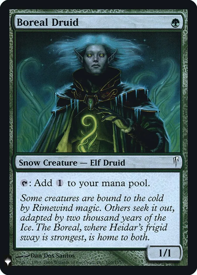 2020 The List Boreal Druid common #CSP-105 common card image