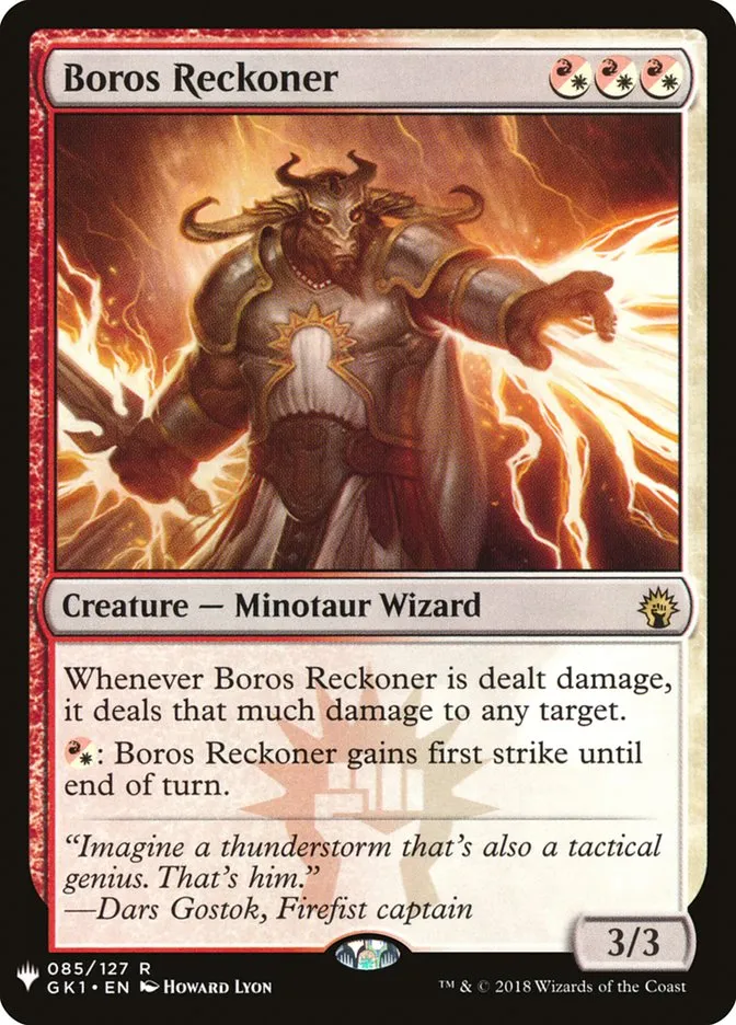 2020 The List Boros Reckoner #GK1-85 rare card image