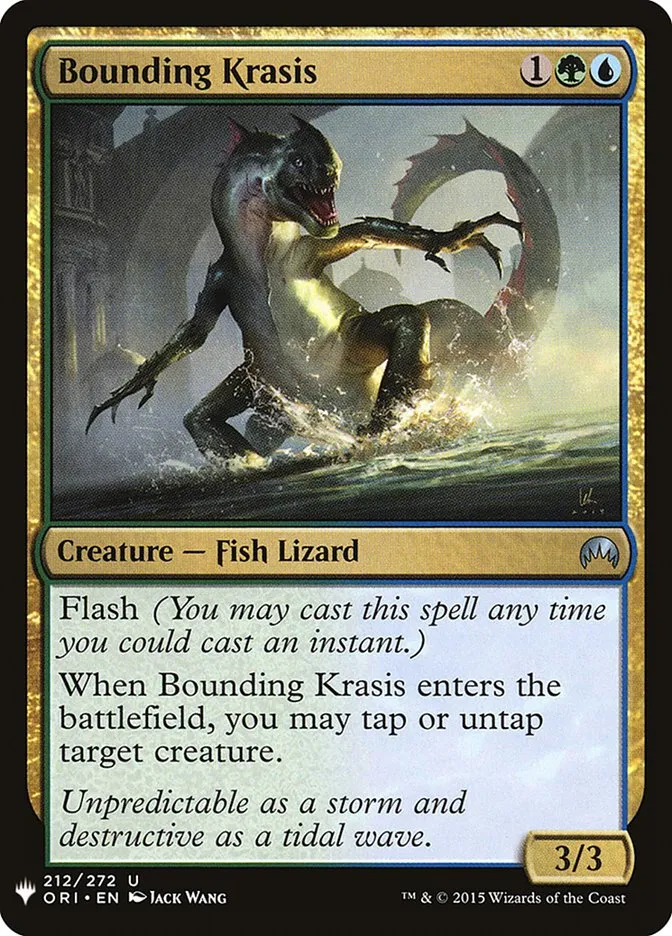 2020 The List Bounding Krasis #ORI-212 uncommon card image