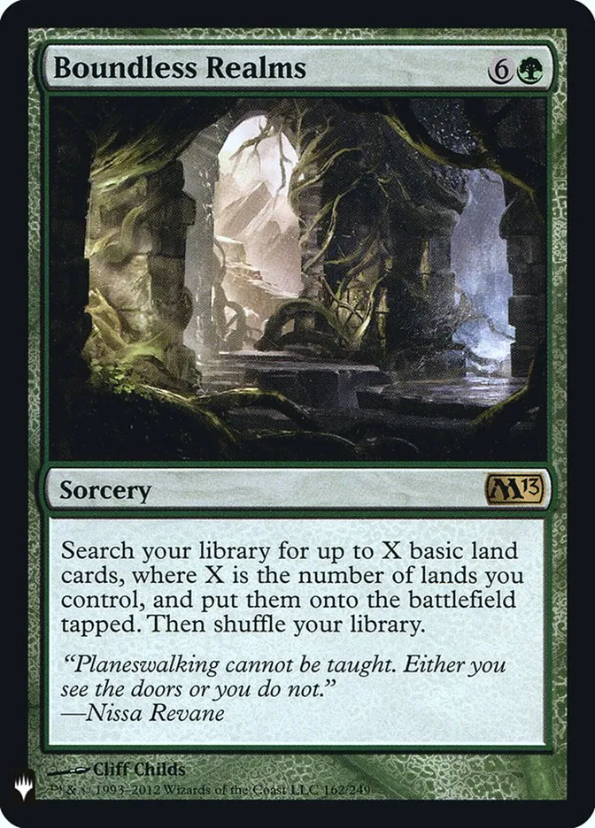 2020 The List Boundless Realms #M13-162 rare card image
