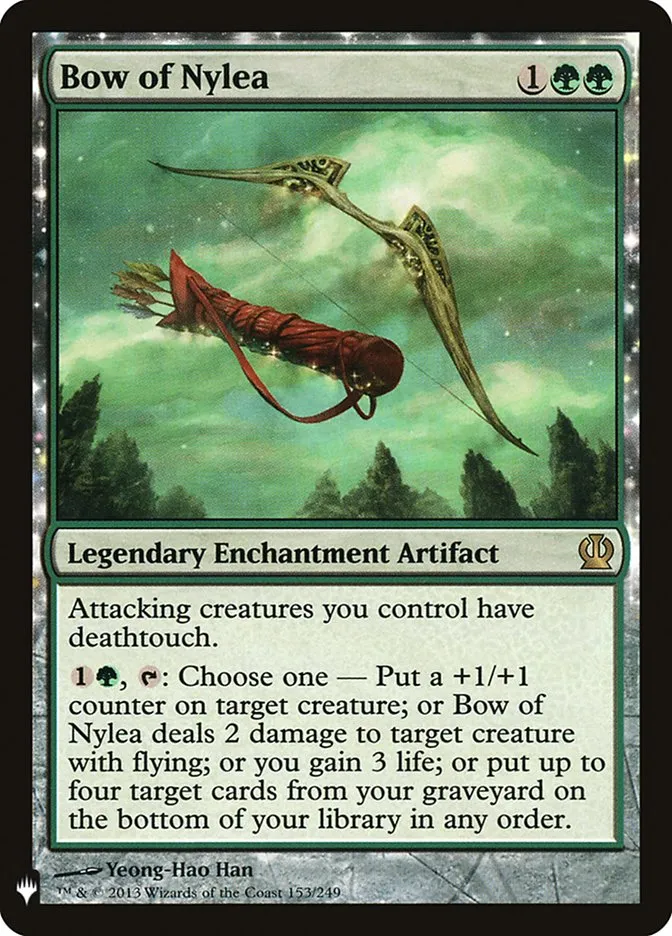 2020 The List Bow of Nylea #THS-153 rare card image