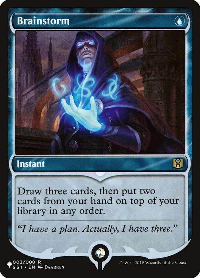 2020 The List Brainstorm rare #SS1-3 rare card image