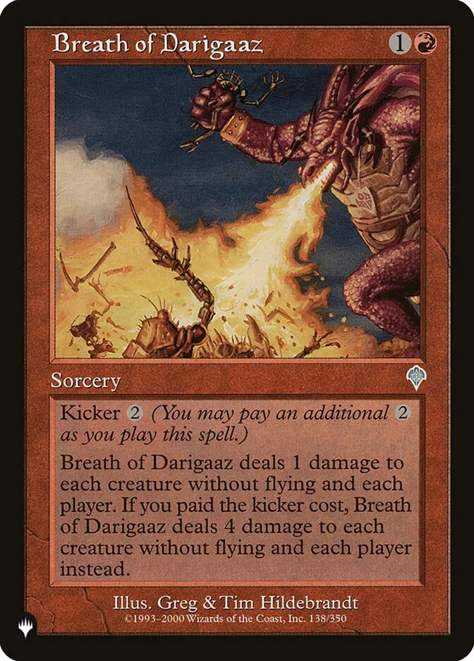 2020 The List Breath of Darigaaz #INV-138 uncommon card image