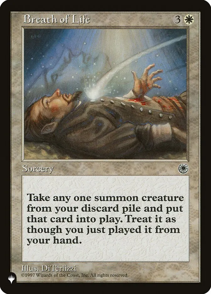 2020 The List Breath of Life #POR-10 common card image
