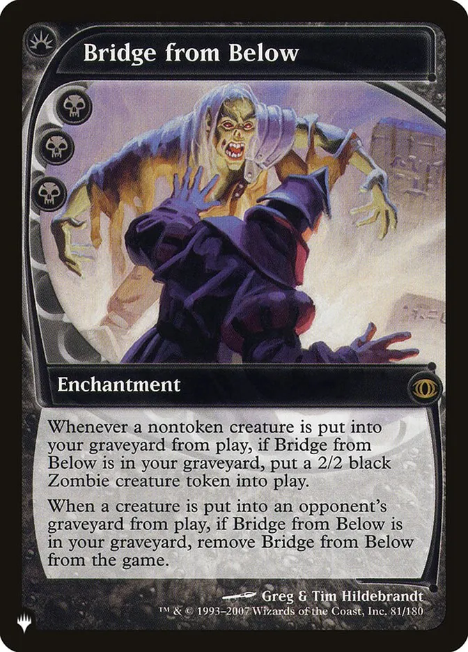 2020 The List Bridge from Below #FUT-81 rare card image