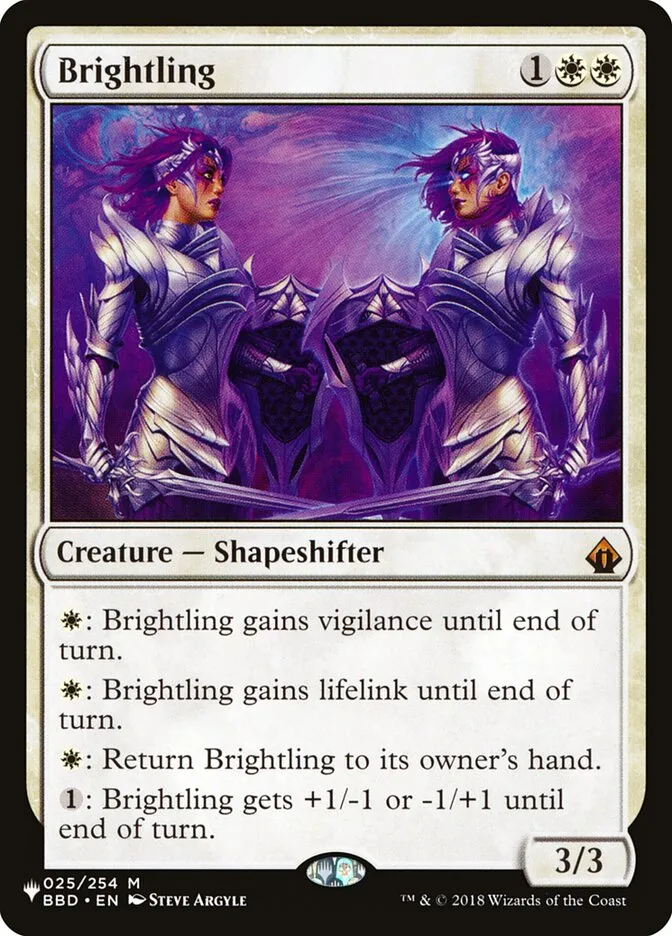 2020 The List Brightling mythic #BBD-25 mythic card image