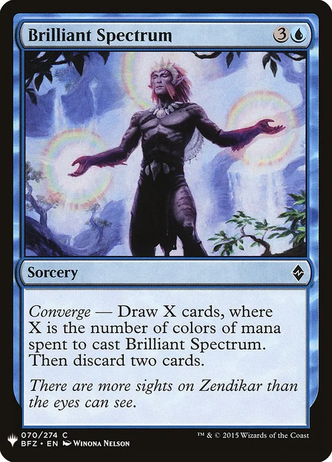 2020 The List Brilliant Spectrum #BFZ-70 common card image