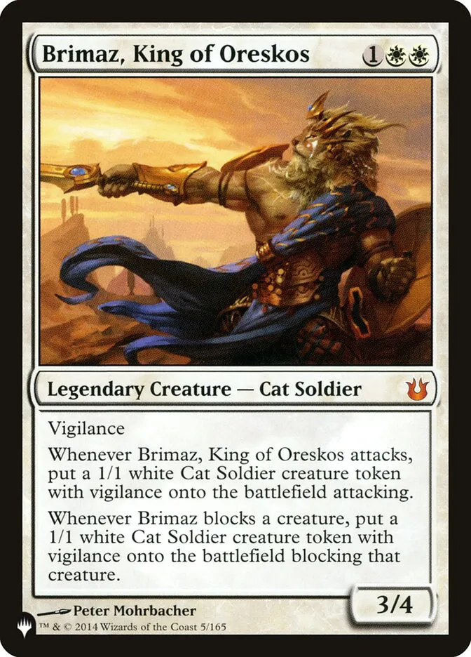 2020 The List Brimaz, King of Oreskos #BNG-5 mythic card image