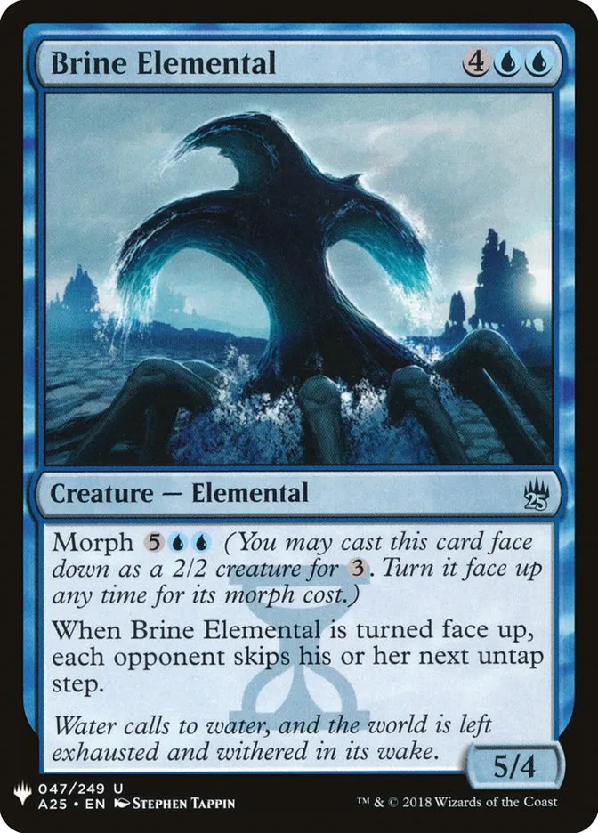 2020 The List Brine Elemental uncommon #A25-47 uncommon card image