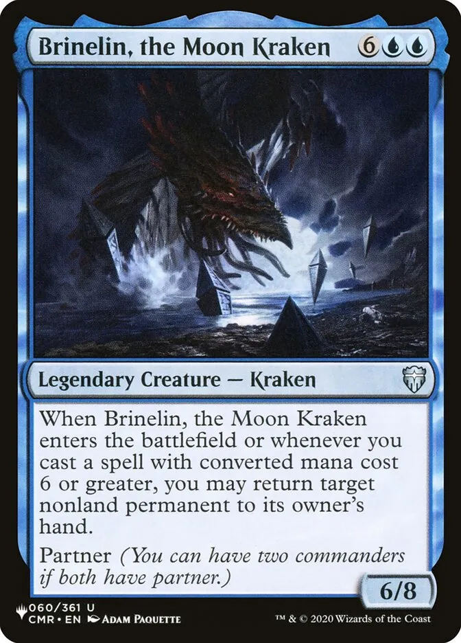 2020 The List Brinelin, the Moon Kraken #CMR-60 uncommon card image