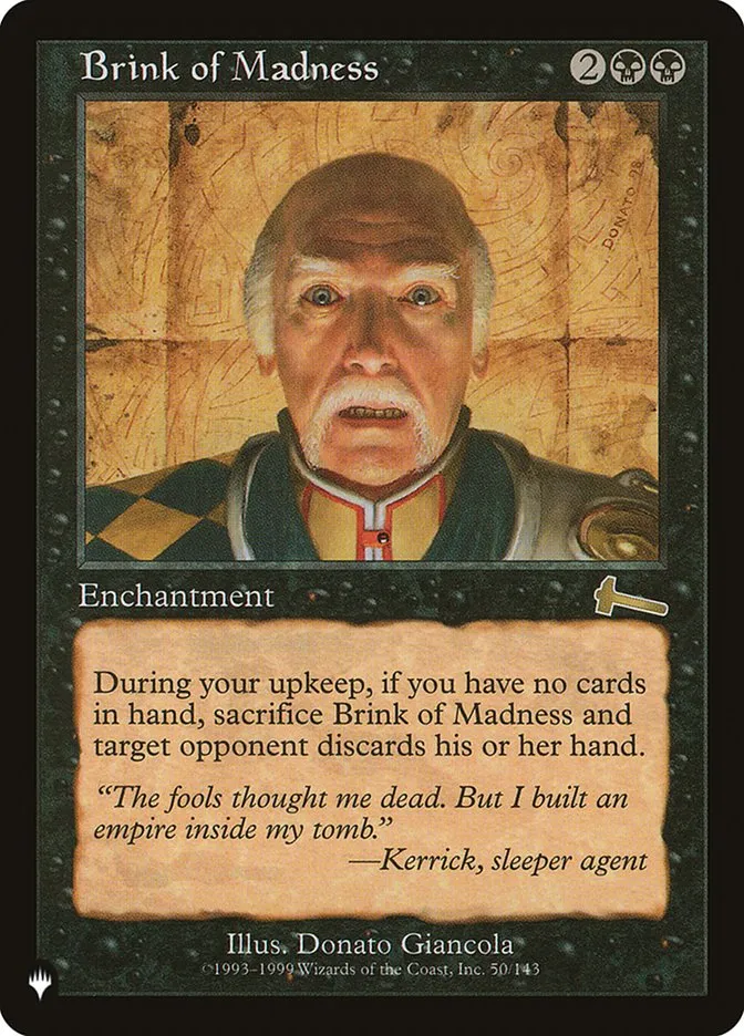 2020 The List Brink of Madness #ULG-50 rare card image