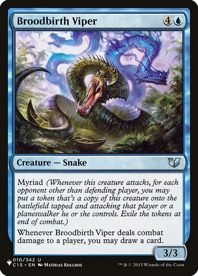 2020 The List Broodbirth Viper #C15-10 uncommon card image