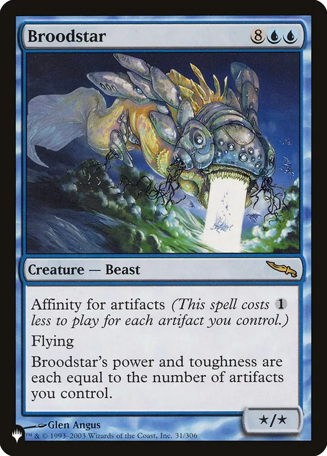 2020 The List Broodstar #MRD-31 rare card image