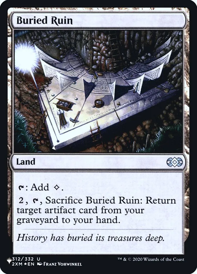 2020 The List Buried Ruin #2XM-312 uncommon card image