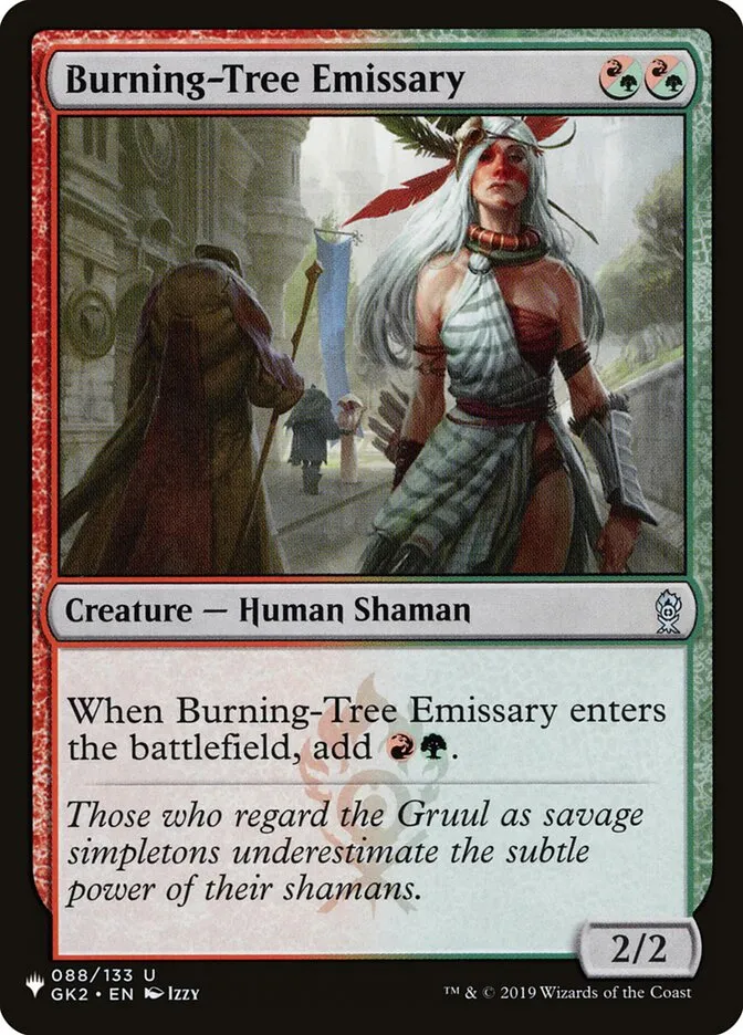 2020 The List Burning-Tree Emissary #GK2-88 uncommon card image