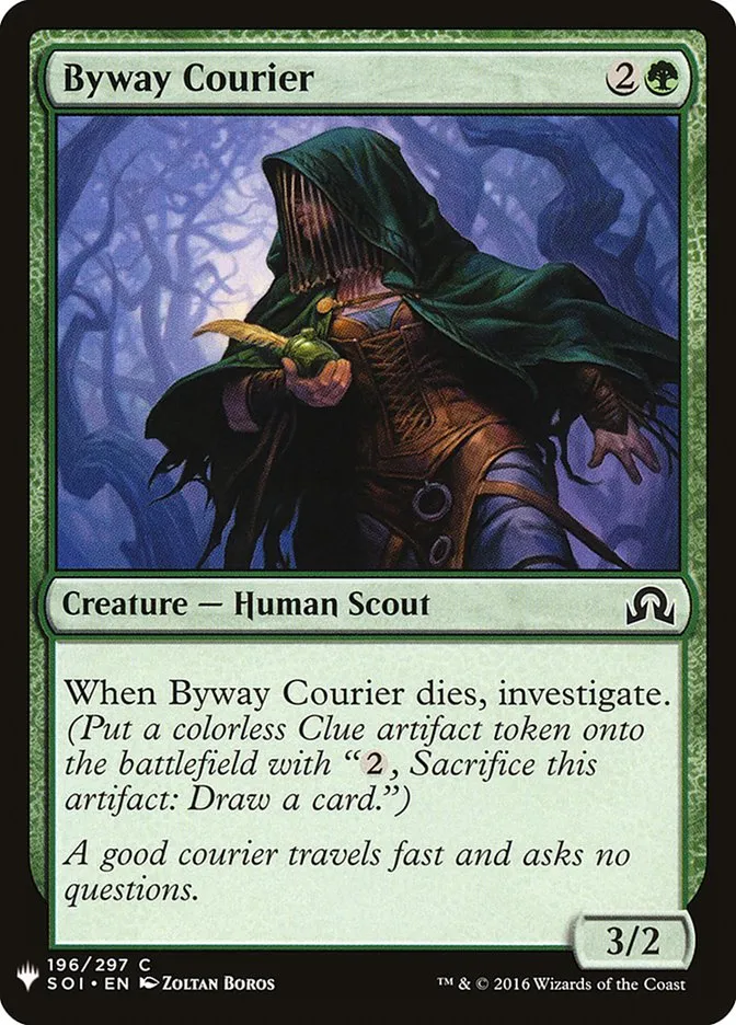 2020 The List Byway Courier #SOI-196 common card image