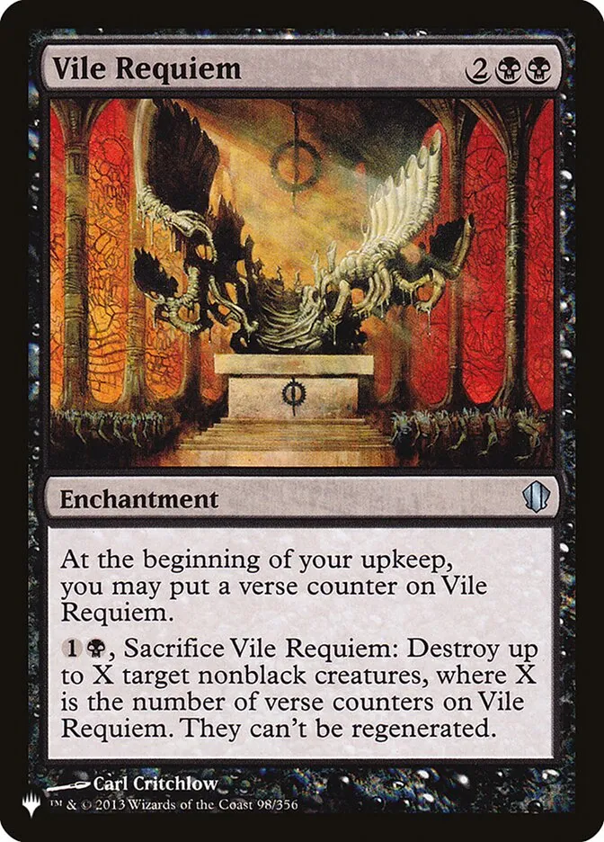 2020 The List Vile Requiem #C13-98 uncommon card image