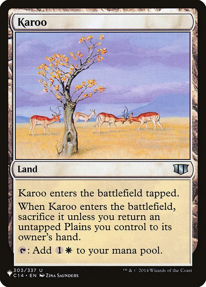 2020 The List Karoo #C14-303 uncommon card image