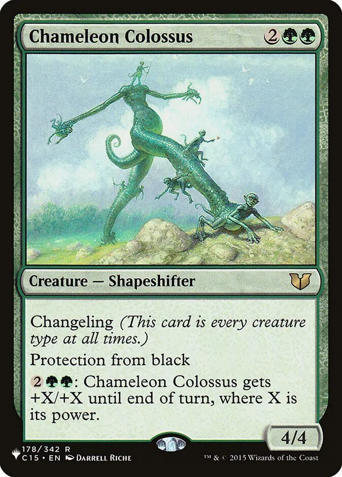 2020 The List Chameleon Colossus #C15-178 rare card image