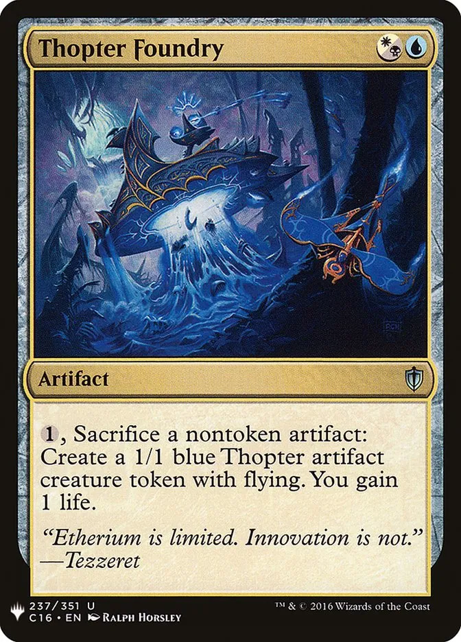 2020 The List Thopter Foundry uncommon #C16-237 uncommon card image