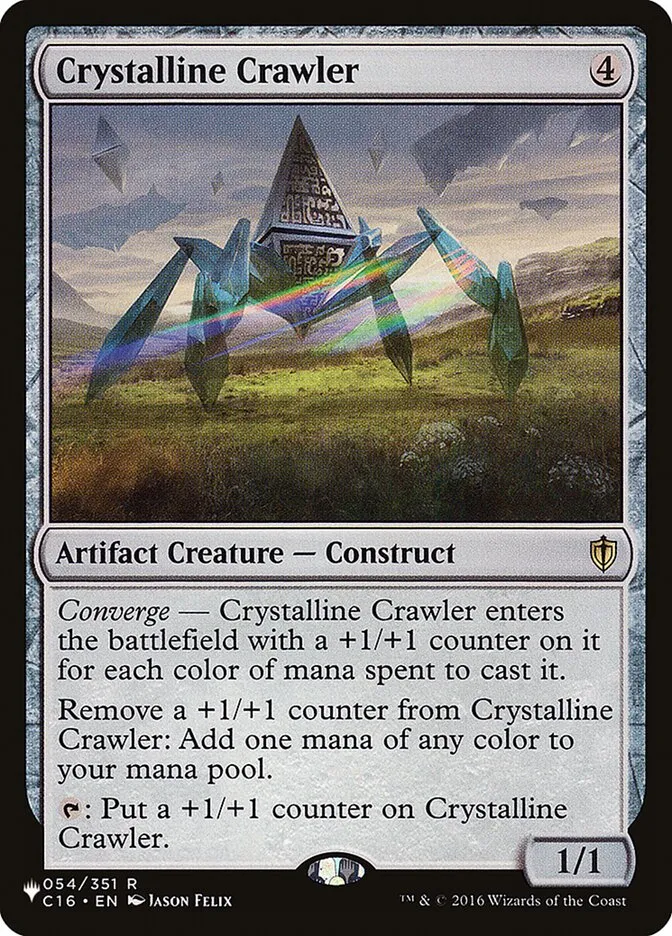 2020 The List Crystalline Crawler #C16-54 rare card image