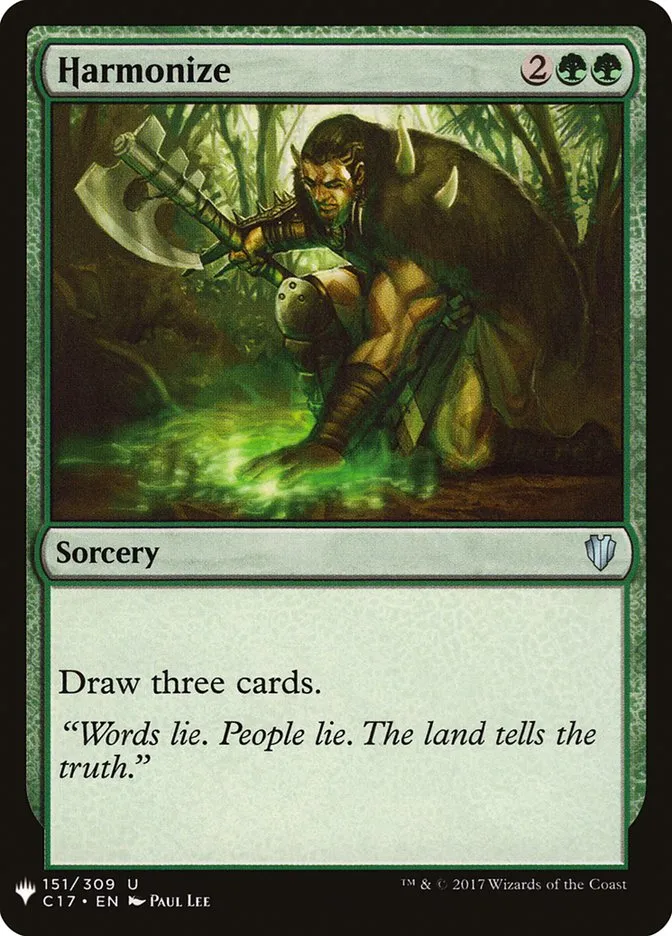 2020 The List Harmonize uncommon #C17-151 uncommon card image