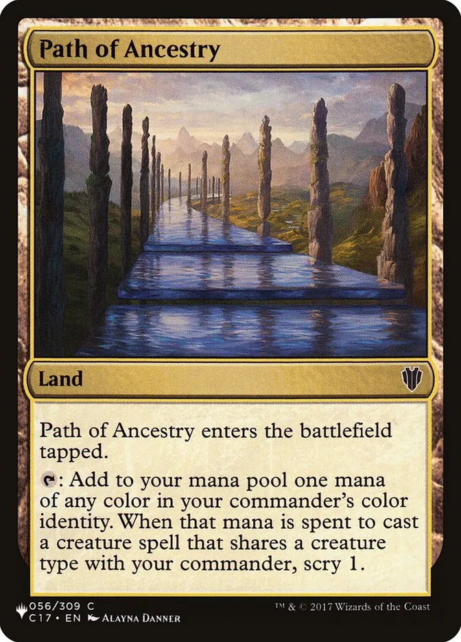 2020 The List Path of Ancestry #C17-56 common card image