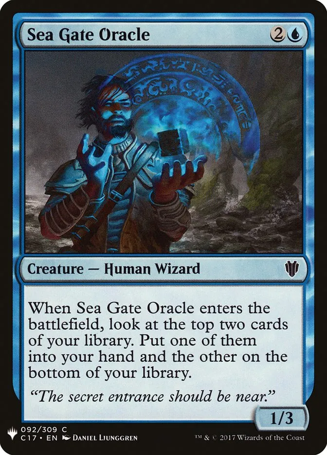 2020 The List Sea Gate Oracle #C17-92 common card image