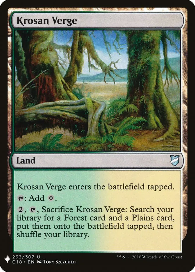 2020 The List Krosan Verge #C18-263 uncommon card image