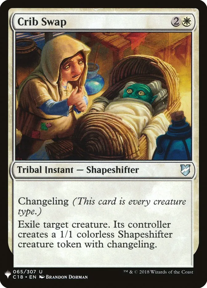 2020 The List Crib Swap #C18-65 uncommon card image