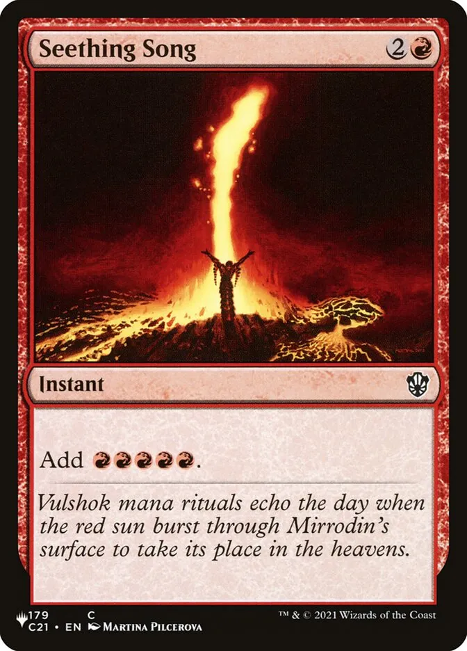 2020 The List Seething Song #C21-179 common card image