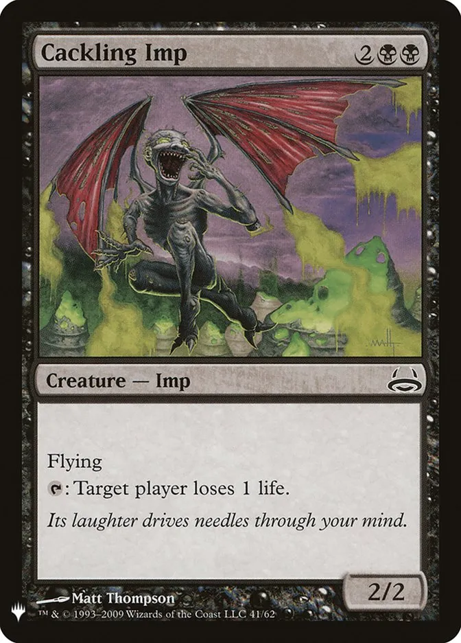 2020 The List Cackling Imp common #DDC-41 common card image