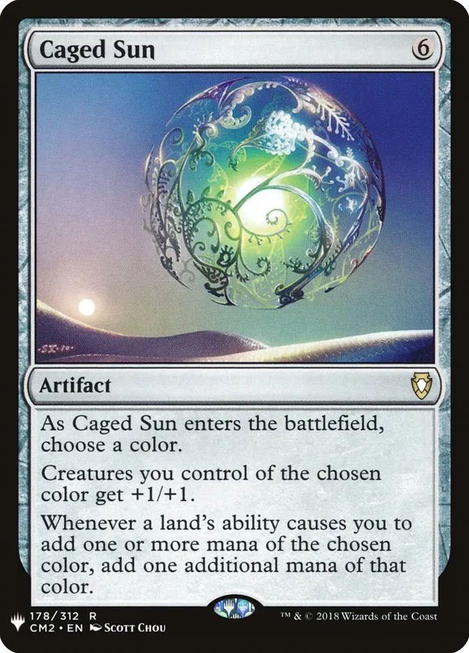 2020 The List Caged Sun #CM2-178 rare card image