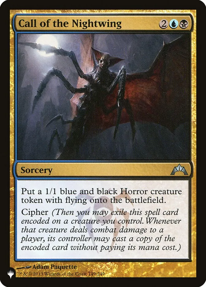 2020 The List Call of the Nightwing #GTC-149 uncommon card image
