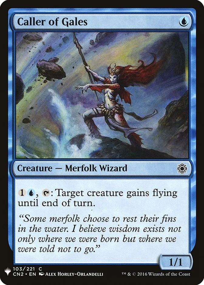 2020 The List Caller of Gales #CN2-103 common card image