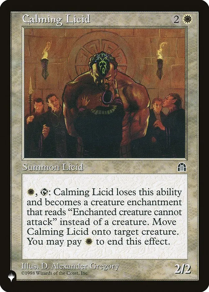 2020 The List Calming Licid #STH-2 uncommon card image