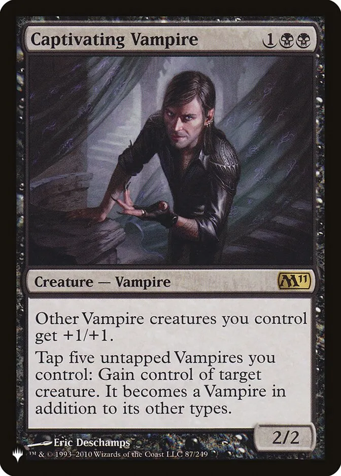 2020 The List Captivating Vampire #M11-87 rare card image