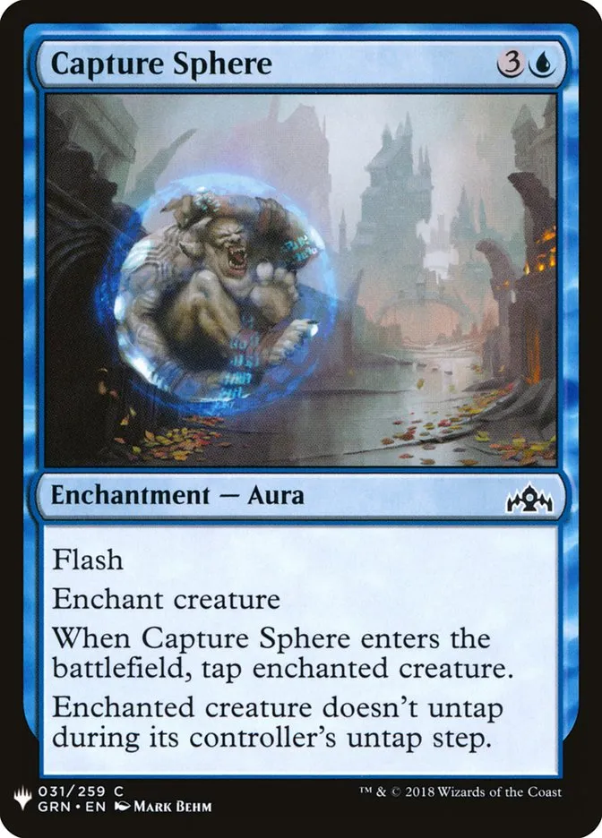 2020 The List Capture Sphere common #GRN-31 common card image