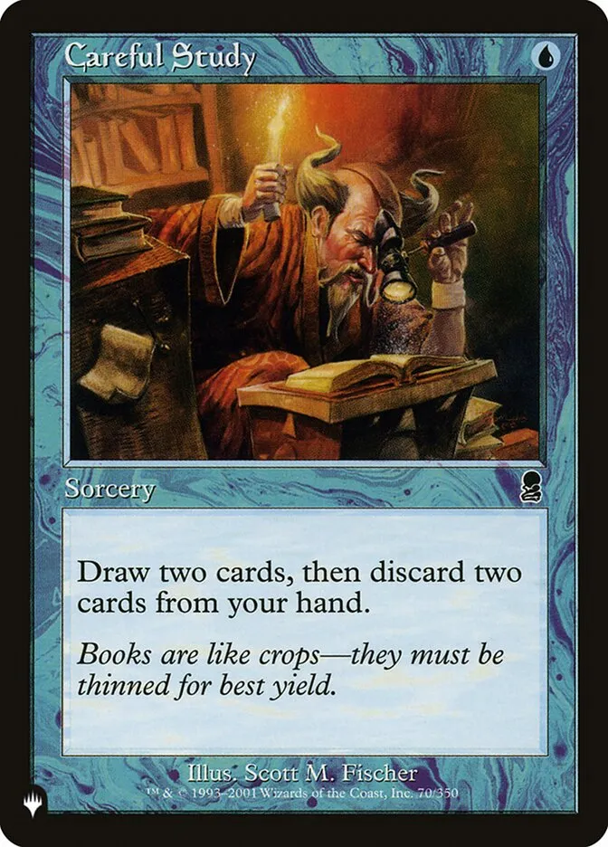 2020 The List Careful Study common #ODY-70 common card image