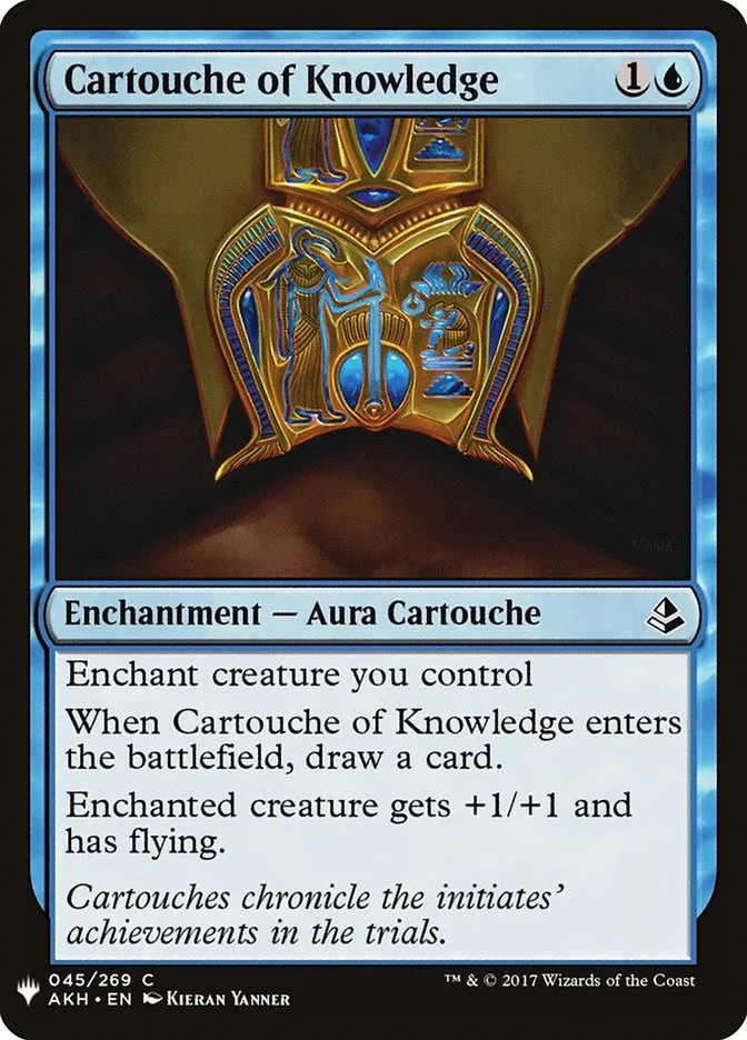 2020 The List Cartouche of Knowledge #AKH-45 common card image