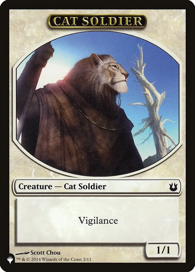 2020 The List Cat Soldier #TBNG-2 common card image