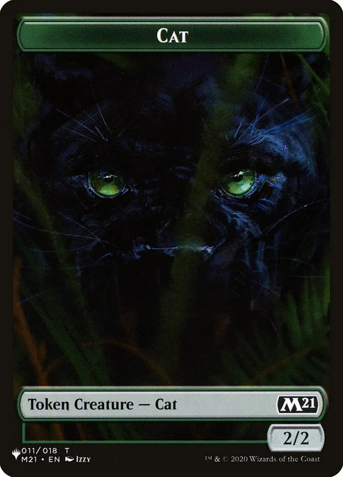 2020 The List Cat common #TM21-11 common card image